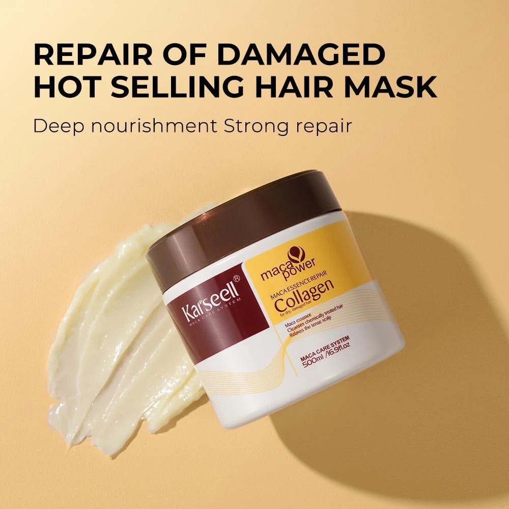 Karseell Collagen Hair Mask and Argan Oil Set